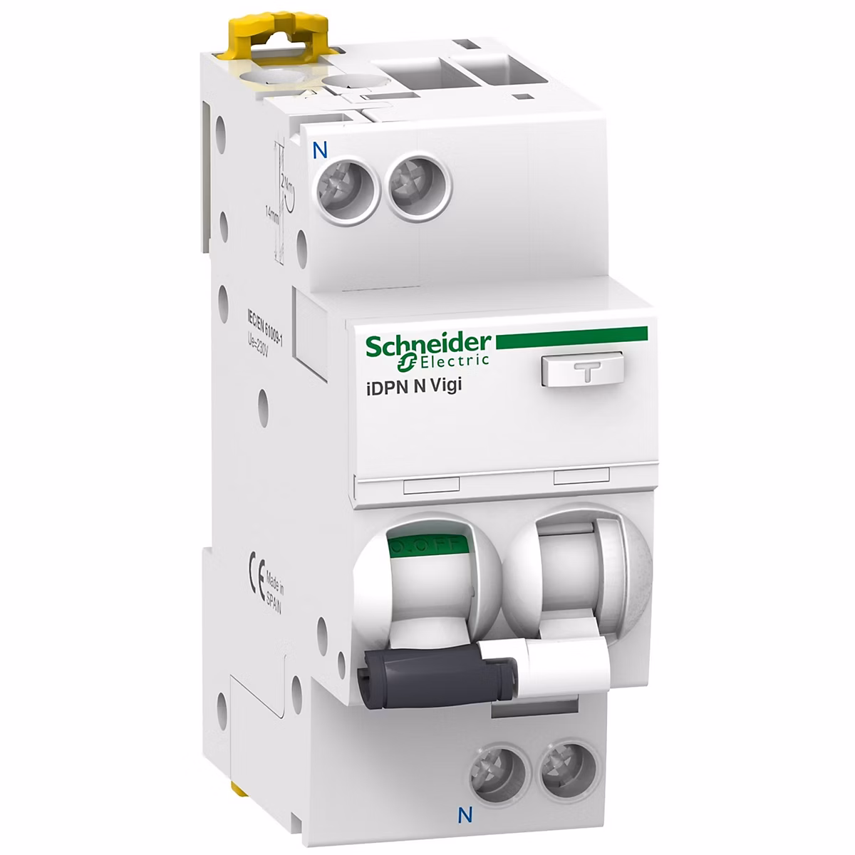 A9d33606 Disjoncteur Différentiel 30ma 6a – 1p+n | 6ka | Type A | si | Auxiliarisable | Vigi Schneider Idpn