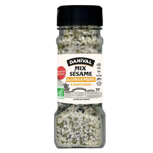 Mix bio sésame et gingembre Danival - 45 g