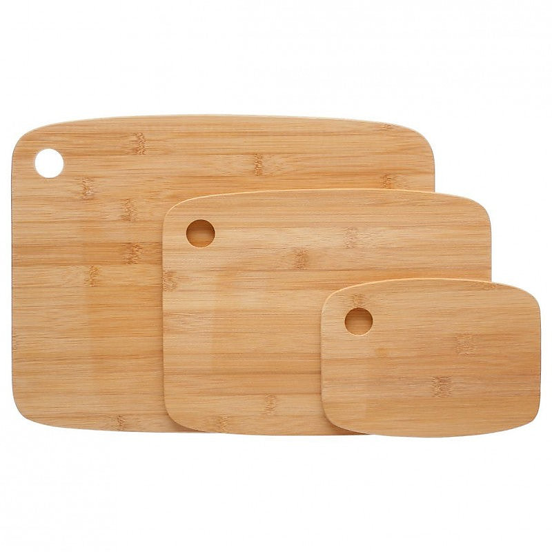 Accessoire de découpe – Ensemble 3 planches à découper en bambou