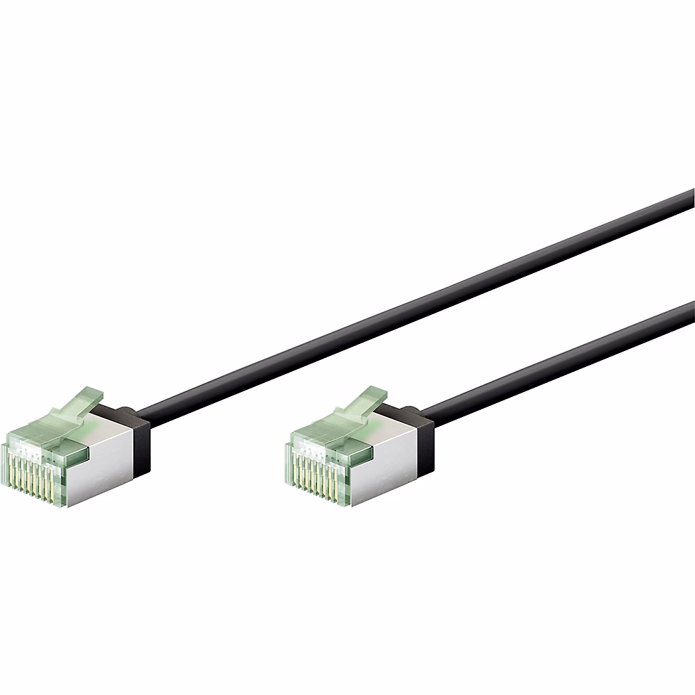 Réseau et téléphonie – Câble Ethernet Cat8.1 blindé slim 15cm GOOBAY