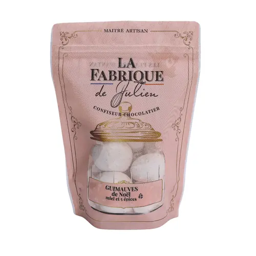 Sachet de guimauves de Noël au miel et aux 5 épices La Fabrique de Julien - 100 g