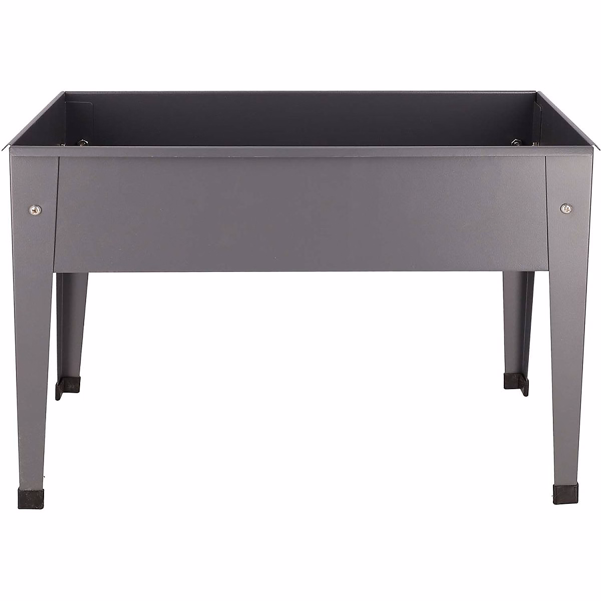 Carré potager en métal anthracite 62 × 29 × 45 cm