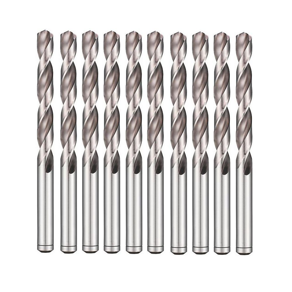 10 Forets Hélicoïdaux HSS DIN 338 RN | Pointe Fendue – Aciers 135 D. 9.2 x Lt. 125 x Lu. 81 x Q. 9.2 mm x Z2 – Diamwood