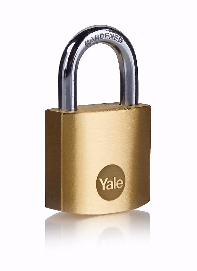 Cadenas laiton YALE s'entrouvrant 35 mm | 3 clés – modèle 24249000
