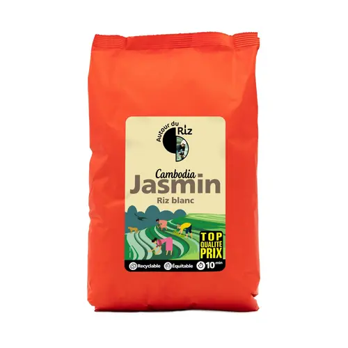 Riz blanc au Jasmin du Cambodge - 2 kg