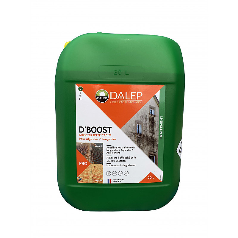 Produits d'entretien et de nettoyage – D BOOST Additif Detergent pour Fongicides et Algicides 20L
