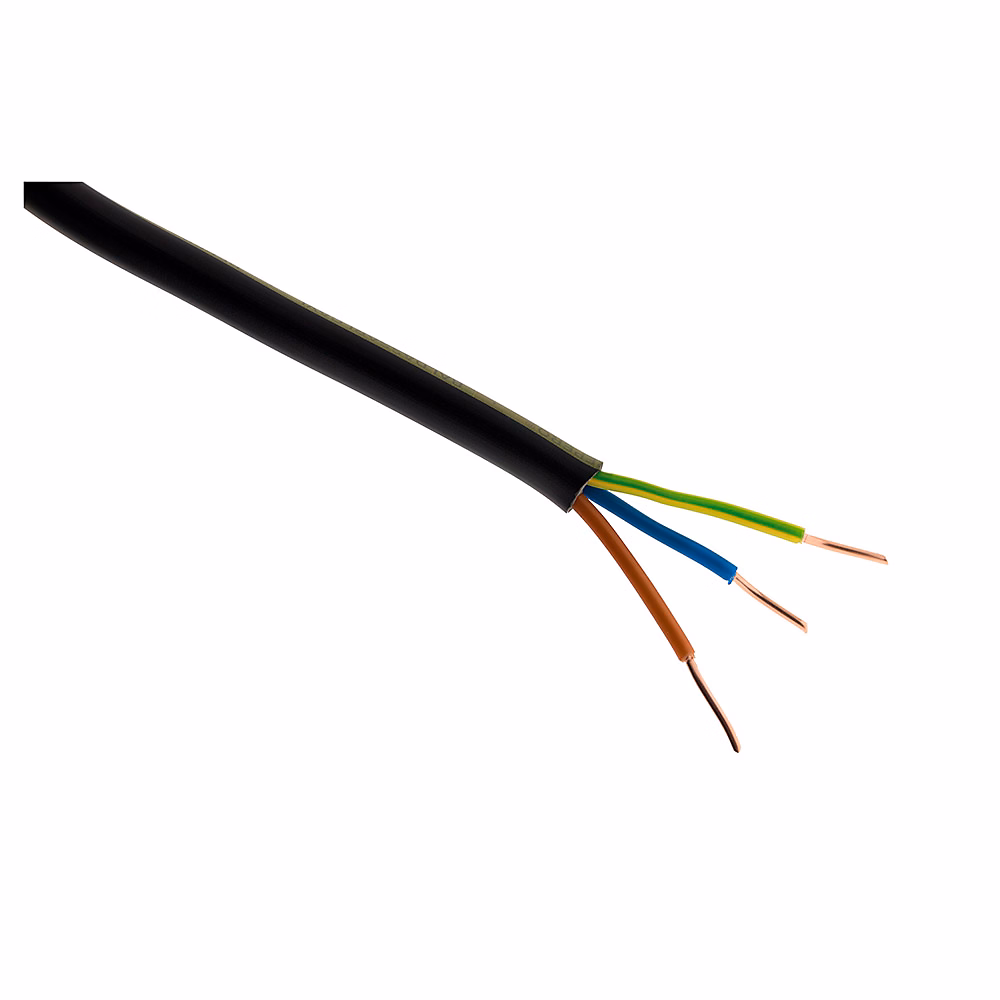 Câble électrique U | 1000 R2V 3G2 – 5mm² noir – 150m – Zenitech