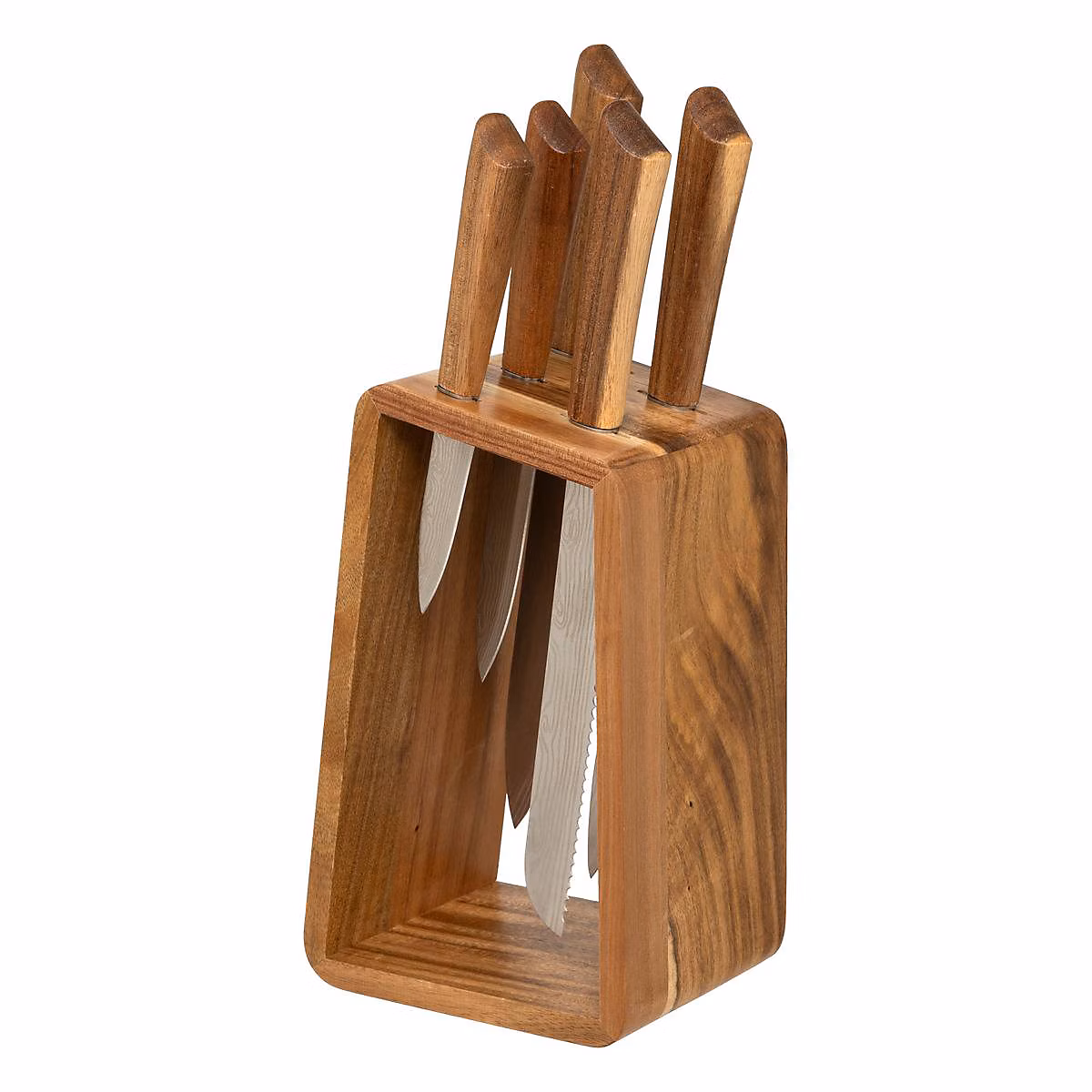 Bloc de 5 couteaux Acacia – 5five