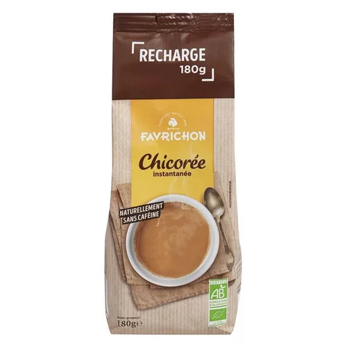 Chicorée instantanée recharge bio Favrichon - 180 g