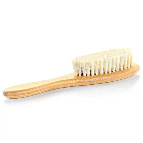 Brosse à cheveux pour bébé coloris beige en bambou Cap Bambou - 60 g