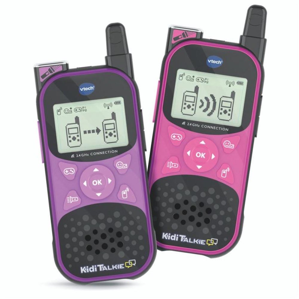VTECH Set de 2 Talkies Walkies Vtech Kidi Explorer Rose et Violet – Rose Violet