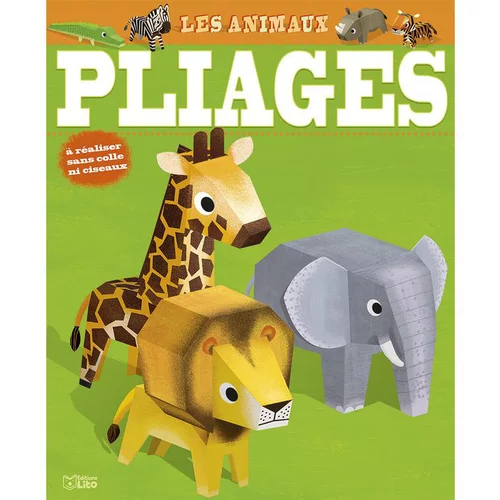 Les Animaux Mes Premières Créations en Pliage 6 ans Éditions Lito