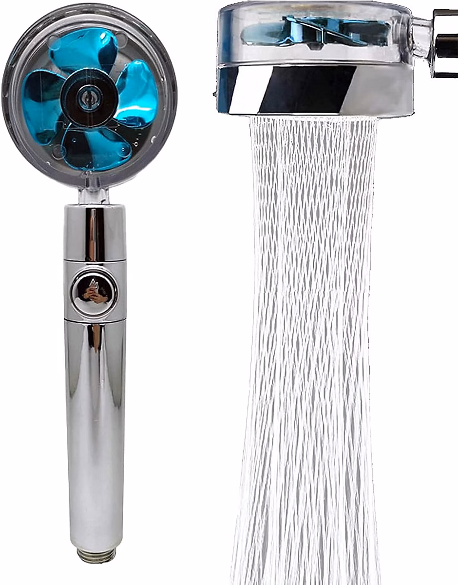 1 Pièce Pommeau de douche à hélice à réglage haute pression multicolore pour enfants bleu – Réf. EIPINFHYI3439142412