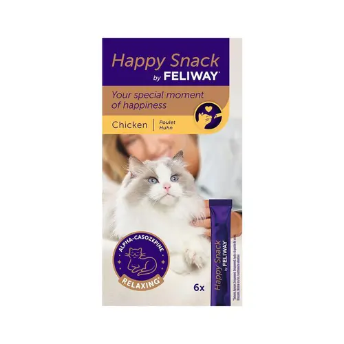 Friandises au poulet pour chat Feliway Happy snack - Les 6 pièces
