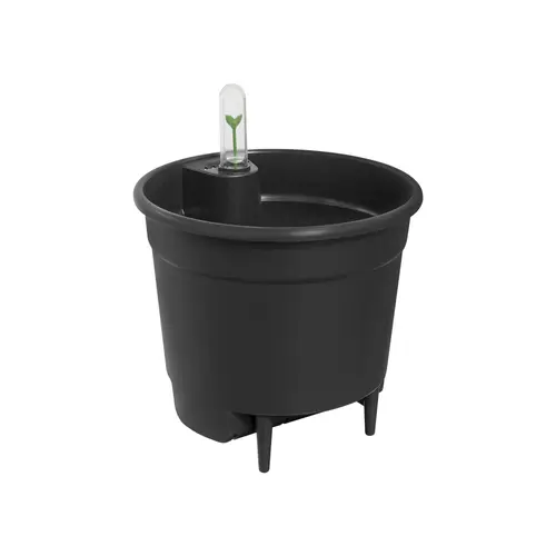 Insert auto-arrosant pour CP18 coloris noir en plastique injecté Elho - Ø 17 x 16 cm