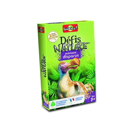 Jeu de cartes Bioviva Animaux disparus