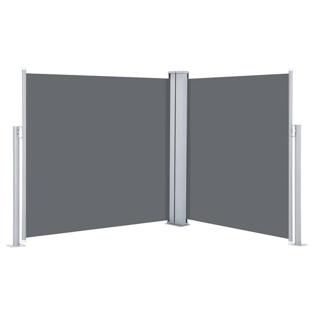 VIDAXL Auvent lateral retractable anthracite 100 x 600 cm – Aménagement du jardin