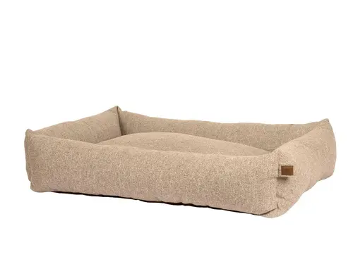 Panier pour chien coloris beige Fantail Eco Snug British Tan - 120 x 95 cm