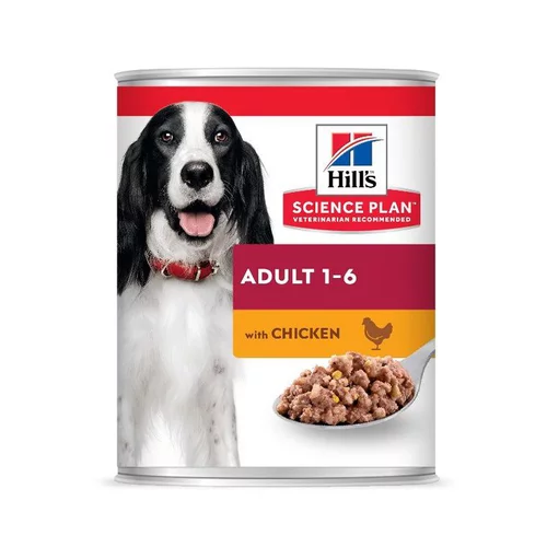 Boîte pour chiens adultes au poulet Hill’s – Boîte de 370 gr