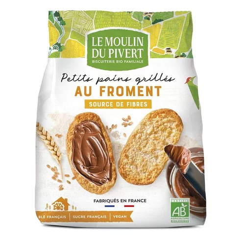 Petits pains grillés au froment bio 225 g