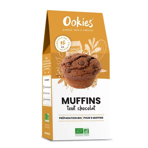 Muffins tout chocolat Ookies - 300 g