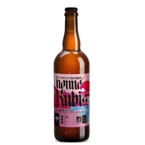 Boisson pétillante bio Nonne Ruby Brasseur Savoyard - 75 cl