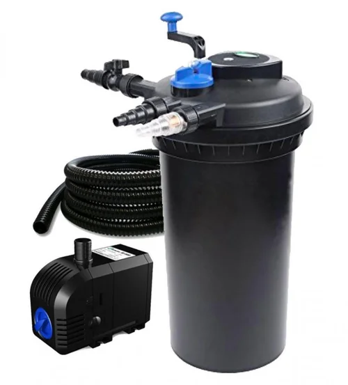 Filtre pression premium avec UV et pompe, pour bassin - SUNSUN CPF-15000