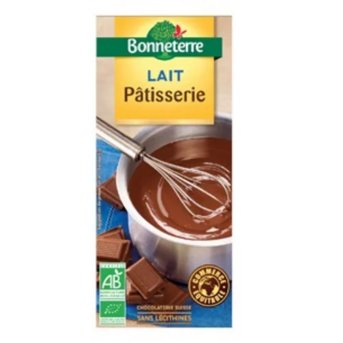 Chocolat au lait pâtisserie en tablette de 200 g