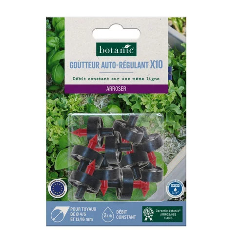 10 goutteurs auto-régulants 2L/h botanic® - Arrosage goutte à goutte