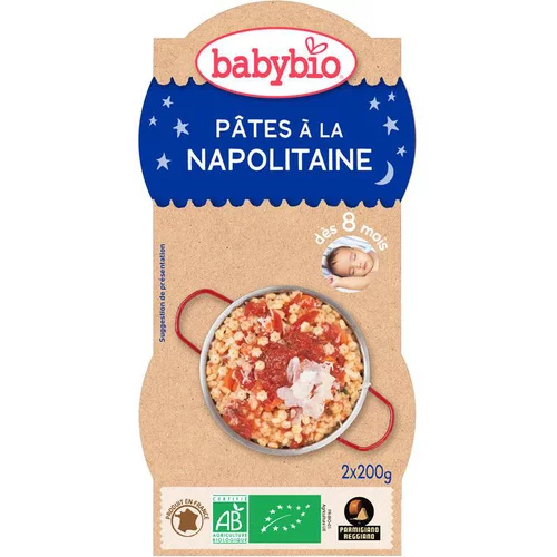 Bonne Nuit Pâtes Napolitaines bio dès 8 mois - 2 x 200 gr