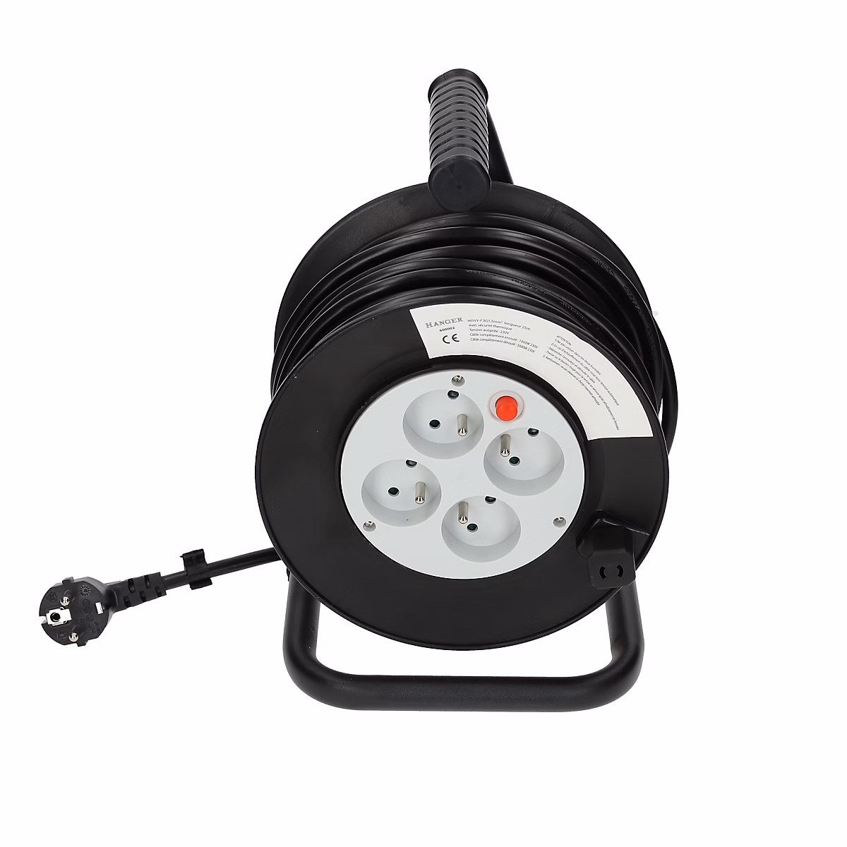 Enrouleur électrique 25m H05VV | F 3G 1 – 5mm2 – HANGER – 600002