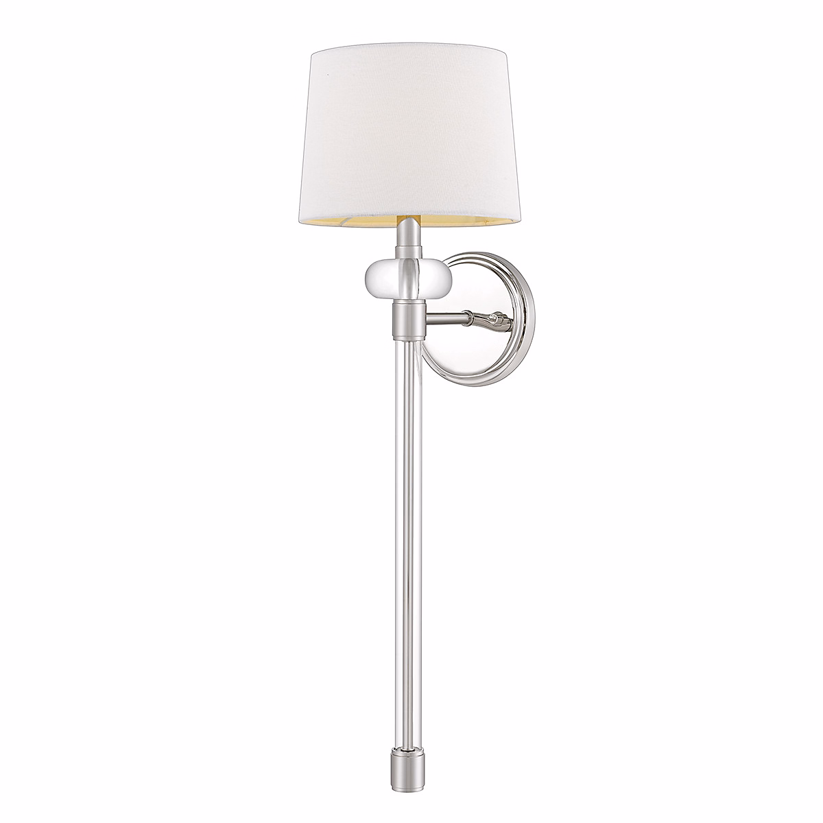 Elstead Quoizel Barbour Applique murale avec abat-jour nickel poli – Réf. RQHBCMNWU2529565046