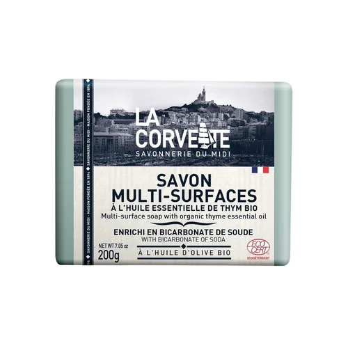Savon multi-surfaces au thym bio La Corvette - 200 grammes