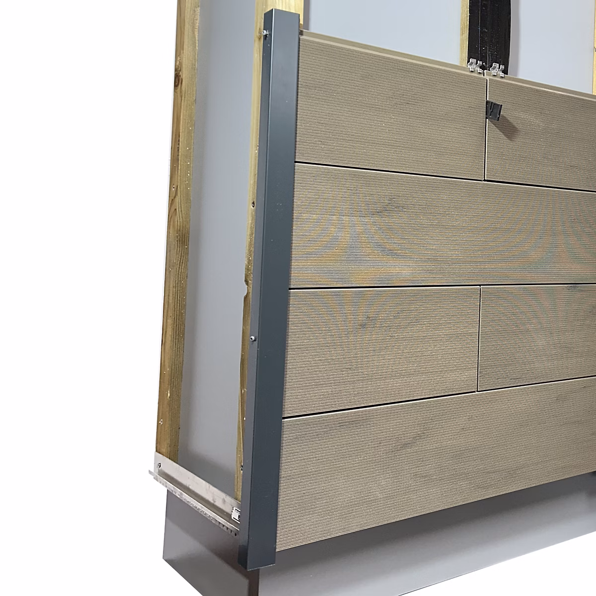 Cornière sortante Aluminium – L.2.5m, Cérusé, SYLWAY