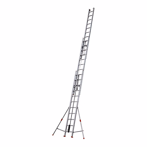 Echelle coulissante 3 plans aluminium de longueur pliée de 4.13m et dépliée de 10.34m – R41, 3