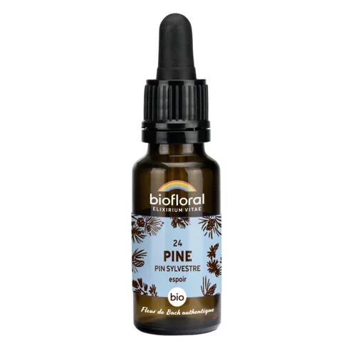 Élixir n°24 Biofloral de pin sylvestre en flacon de 20 ml