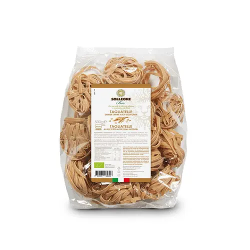Tagliatelle au blé d'épeautre semi complète Solleone bio - 500 g