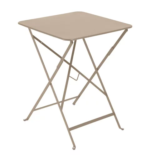 Table pliante Bistro coloris muscade en acier Fermob - 57 x 57 x 74 cm