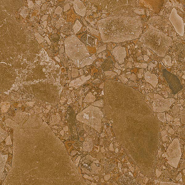 Carrelage Imitation Pierre Crema marron 60 × 60 cm