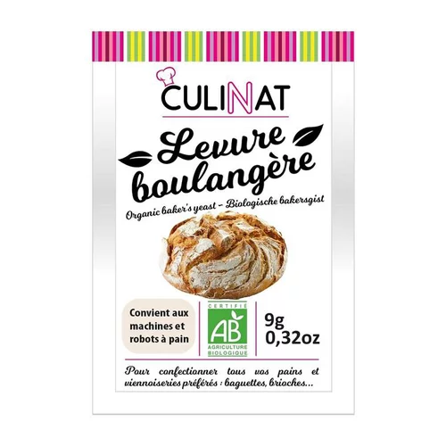 Levure boulangère Culinat sans gluten 3x9g