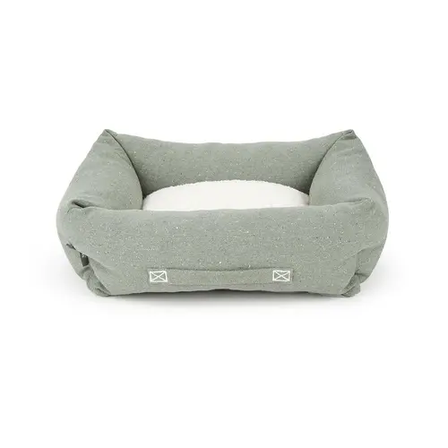 Couchage pour chien coloris vert corbeille Scruffs Eco Eden - Taille M 60 x 50 cm