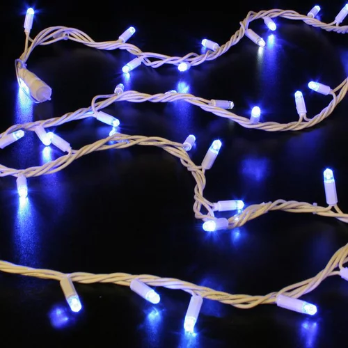 Guirlande lumineuse LED à lumière animée bleu sur secteur - 6 m