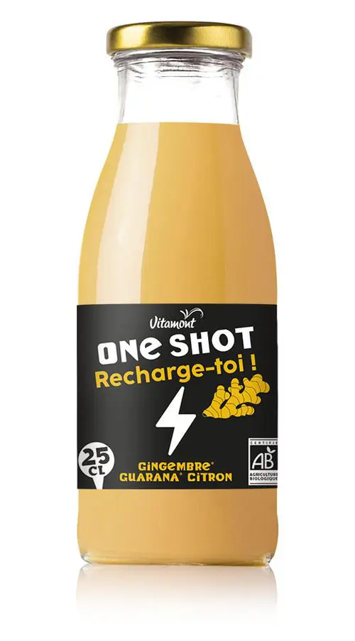 Boisson bio Vitamont One Shot Recharge-toi– 25 cl