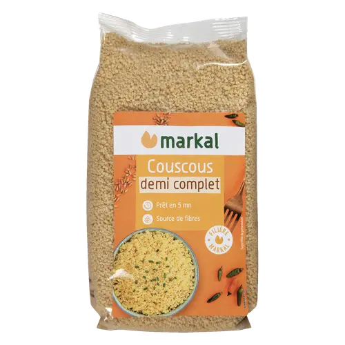 Couscous 1/2 complet bio Markal - 500 g
