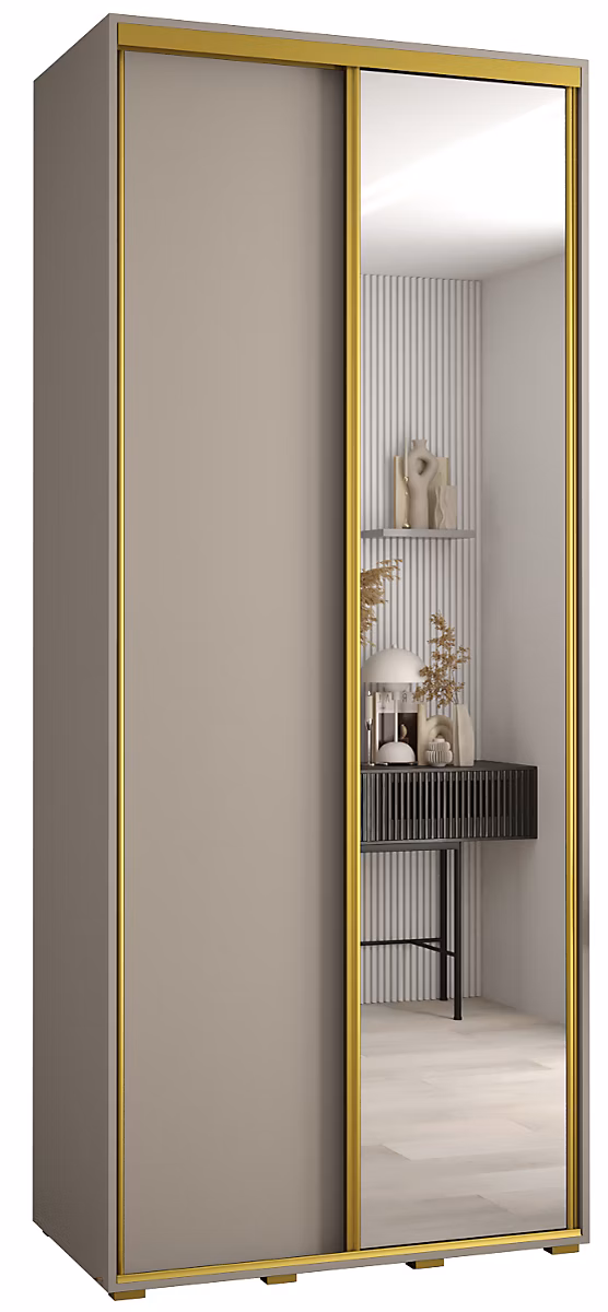 Armoire Dakota 3 a portes coulissantes 110/60/235 – 2 portes