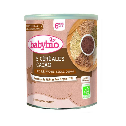 Céréales cacao bio BABYBIO 220 g