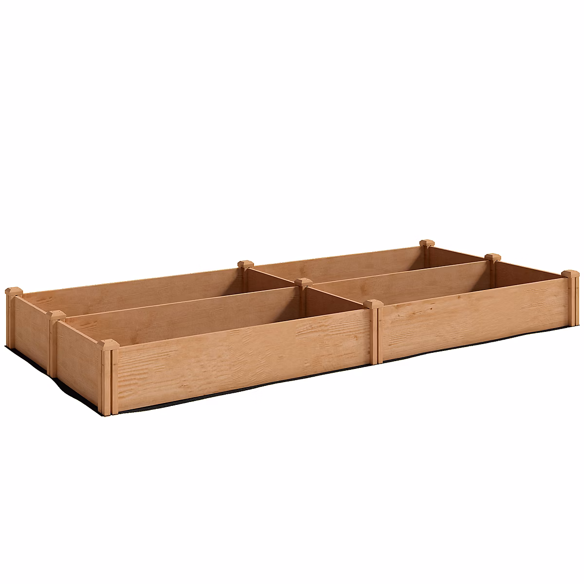 Pot de fleurs, bac, jardinière et carré potager – Carré potager bois 4 compartiments