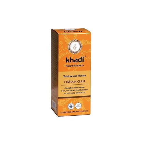 Teinture aux plantes bio châtain clair en format de 100 g
