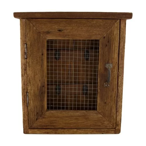 Rangement clefs coloris beige en bois