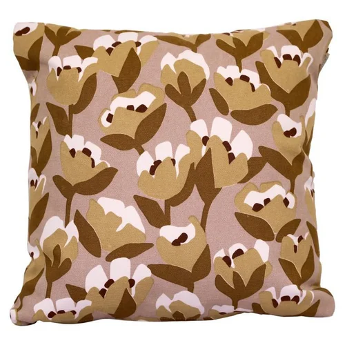 Coussin extérieur Tulipe en tissu coton/mousse polyester coloris zénith Fermob Bouquet sauvage - 44 x 44 cm